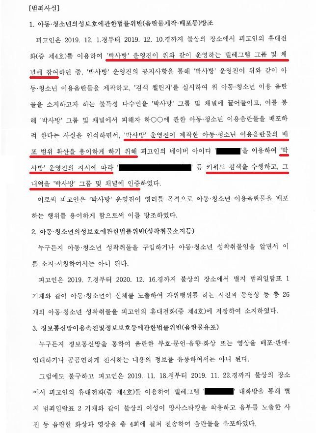 아동청소년성보호법 위반 판례의 성립 여부는 5